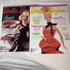 Vintage Barbie Bazaar Magazine Collection Set Lot Of 2 August 99 & April 2001 picture