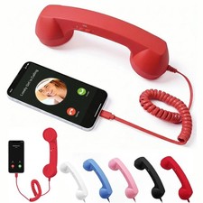 Retro Phone Handset for iPhone and Android Type-C Wired Receiver Handle Handsets picture