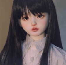 1/4 BJD Doll Handmade Resin DIY Girl Meng Normal Color M2-Free Face Make UP+Eyes picture