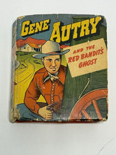 Vintage 1949 Gene Autry and The Red Bandit's Ghost Hardcover Book Whitman Publ. picture