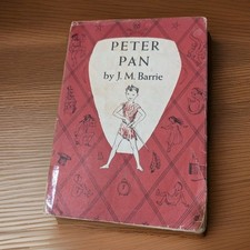 Vintage Peter Pan J.M. Barrie Nora Unwin Illustrated Scribner's Hardcover DJ picture