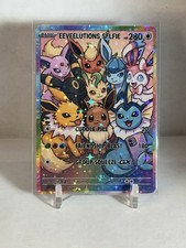 FAN ART:  Eevee Evolution Selfie Original Art Holo Promo Pokémon Unofficial picture