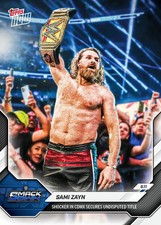 2026 Topps Now WWE #96 Sami Zayn SmackDown PRESALE picture