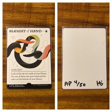 MTG✨Signed SLEIGHT OF HAND Artist Proof✨Secret Lair Play Promo H. BLANC Art picture