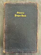 RARE Starck’s Prayer-Book Leather Bound 1921 picture