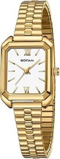 BOFAN Square Small Gold Watches for Women Easy Read Ladies Size: 5.90in-6.69in picture