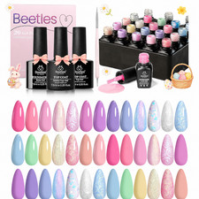 Beetles Pastel Gel Nail Polish Set 24 Colors Macaron Spring Kit Base Top Coat UV picture