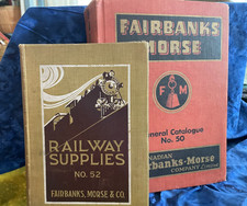 Fairbanks Morse & Co General Catalog No 50, Railway Supplies No 52 Railroad -B28 picture