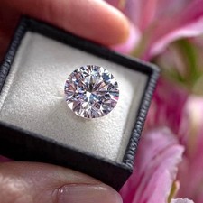 13.00 CT Round Cut Natural D Color Loose Lab-Grown CVD Diamond VVS1 Certified picture