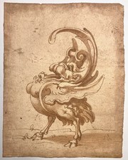 Old Master Italian Drawing, Dessin ancien Italien, museum quality picture