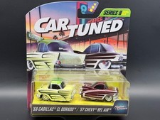 CarTuned 59 Cadillac EL Dorado & 57 Chevy Bel Air Kustom Cruiser 2 Pack 1/64 picture