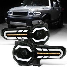- Fits 2007-2014 Toyota FJ Cruiser Halogen Projector Headlights picture