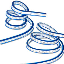 Hicarer 2-Pack Flexible Curve Rulers, 24