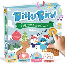 Ditty Bird Christmas Musical Book for Toddlers – Interactive Sound Book wi... picture