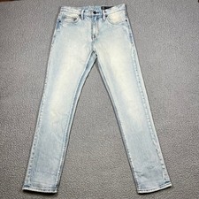 Roark HWY 128 Denim Mens Straight Fit Jeans Light Wash Blue Size 30 Stretch picture