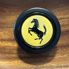 JDM Nardi Ferrari Classic Wood Genuine Steering Wheel OEM Used Momo Horn picture