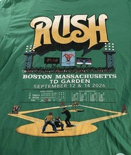 OFFICIAL RUSH FIFTY SOMETHING 2026 TOUR TD BANK  ARENA BOSTON EVENT SHIRT XL picture