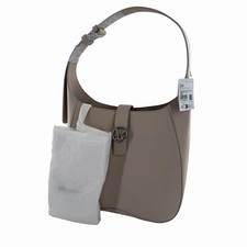 NWT $228 Lululemon Leather Alternative Shoulder Bag 8L Cashew Silver Hardware picture