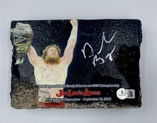 Daniel Bryan Signed BRICK From JOE LOUIS ARENA WWE Champion Beckett COA picture