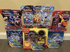 Pokémon TCG Sealed Lot 6x Pokemon TCG Booster Packs 6 + 1x Merchandise Items picture