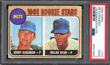 1968 Topps #177 Nolan Ryan Rookie PSA 2 Vintage HOF RC Baseball Card (3883) picture