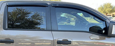 AVS 3M Tape-On Outside Mount Rain Guards Vent Visors for 17-24 Nissan Titan Crew picture