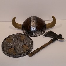 How To Train Your Dragon 2010 Viking Battle Pack Helmet Shield Axe Costume Set picture