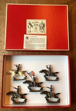 Vintage Les Soldats de Plomb Lead Toy Soldiers U.S. Army Cavalry 1863 picture