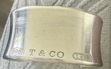Tiffany & Co. 1837 Wide Cuff Sterling Silver Bracelet 86.84 grams picture