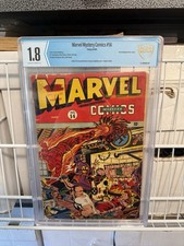 Marvel Mystery Comics #56 CBCS 1.8 Timely Comics 1944 Alex Schomburg Cover WW2 picture