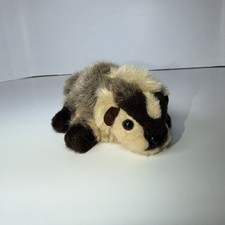 Vintage Folkmanis Mini Badger Plush Finger Puppet Retired Realistic HTF picture