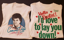 Vintage RIP Conway Twitty 2 Sides Short Sleeve White S-5XL Shirt TU380 picture