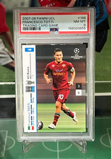 2007-08 Panini UCL Trading Card Game #188 Fracisco Totti PSA 8 Rare Card picture