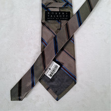 Robert Talbott Tie Best Of Class 100% Silk Hand Sewn Made USA Repp W58 1/2 3 1/2 picture