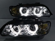 FOR 00-03 X5 CHROME 3D LED PROJECTOR HEADLIGHTS REPLACEMENT picture
