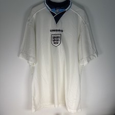 Vintage 1996 England Home Soccer Jersey World Cup USA Umbro Euro 96 EPL picture