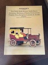Sotheby's Dolls Tinplate Toys Textiles  Teddy Bears Musical London May 1988 picture