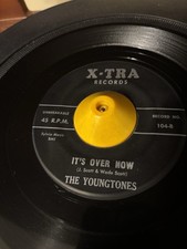 RARE NY BROOKLYN DOO WOP-YOUNGTONES WITH IT'S OVER NOW/YOU I ADORE/1961 RE/VG picture
