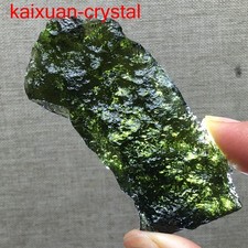 178Ct Moldavite Genuine Raw Moldavite Crystal from Czech Republic PICcertificate picture