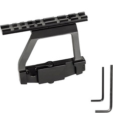 Tactical AK Side Rail Scope Mount – 20mm Rail, Quick Detach Lever picture