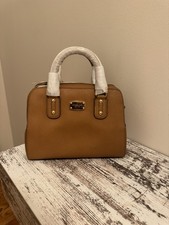 Michael Kors Small Saffiano Leather Satchel Purse Bag picture