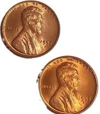 1952-D & S Lincoln Wheat Red Gem Uncirculated Cents Free Post Tracking  picture