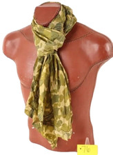 WWII Parachute Scarf cut from original WWII Parachute picture