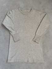 Circa 1940-50s Wool Jersey/Thermal Speckled Gray Men’s M picture