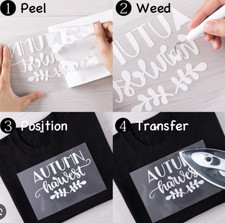 WHITE Siser EasyWeed® HTV Heat Transfer Vinyl for T-Shirts 15