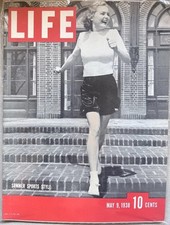 Life Magazine May 9, 1938 Summer Sports Style Cover picture