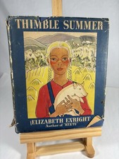 1938 1st Edition THIMBLE SUMMER Elizabeth Enright UNCLIPPED $2.00 DJ No Seal picture
