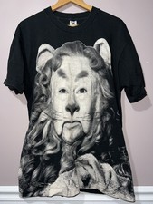 VINTAGE 1992 WIZARD OF OZ x STANLEY DESANTIS COWARDLY LION SHIRT XL  picture