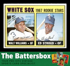 1967 Topps #598 Walt Williams/Ed Stroud Rookie Stars VGEX X3813061 picture
