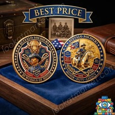 New Buffalo Soldiers 160th Anniversary 1866 Heritage Commemorative Coin   SK647 picture